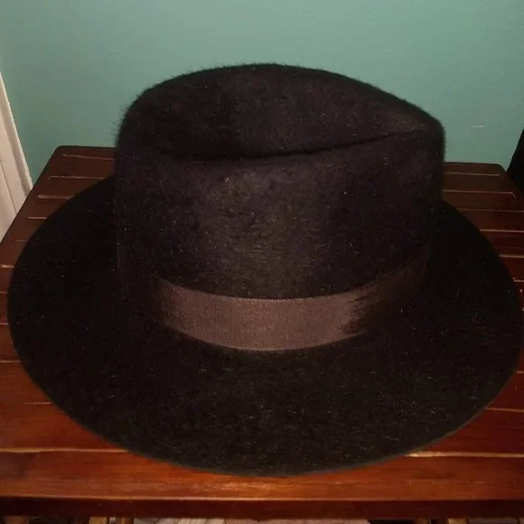 Custom 100% Beaver Western Weight Shag Fedora from Falcon Park Hattery, 609 mm - Picture 3 of 7